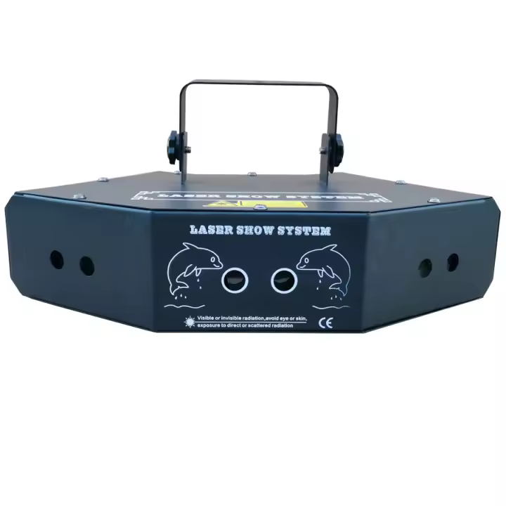Luz de Efecto de DJ ESHINY Proyector de 180 Patrones de Láser RGB para Escenario y Barra de Baile Sistema de Luces de Fiesta DMX512 G14N6 - 1