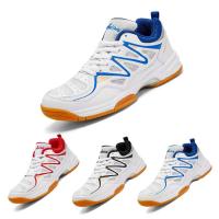 Nuevas llegadas de zapatos de tenis de mesa de cuero PU de malla antideslizante y resistente al desgaste, calzado deportivo de bádminton - details 5