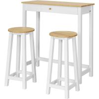 Conjunto de 1 Mesa y 2 taburetes Mesa Alta de Bar y 2 taburetes Mesa Comedor - details 0
