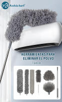 Juego de cepillos de limpieza de polvo, microfibra telescópica, eliminación de polvo, cepillo de polvo flexible para muebles de coche, limpieza del hogar - details 0