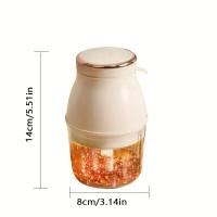 Picadora de Alimentos Eléctrica Portátil Mini Machacador de Ajo Utensilio de Cocina con Control Táctil Picadora de Verduras y Carne de 45 W Certificado CE - details 0