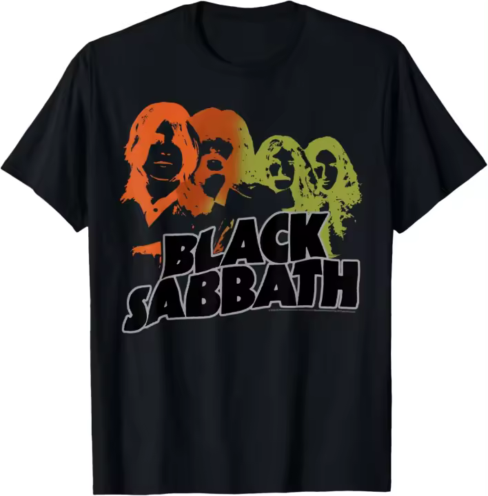 Camiseta con dibujo de la banda Black Sabbath - 1