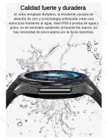 SANLEPUS Reloj Inteligente Hombre, Smartwatch con Pantalla AMOLED 1.43", 4GB Almacenamiento, Reproducción MP3/MP4, Asistente de Voz AI, Llamadas Bluetooth, Notificaciones, Modos Deportivos, Monitoreo de Sueño y Ritmo Cardíaco, para Android e iOS - details 13