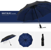 Paraguas inverso completamente automático, paraguas Manual de regalo reflectante para vehículo de negocios plegable grande a prueba de viento para hombres y mujeres - details 35