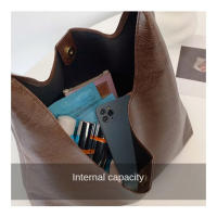 Bolso de Mano de Cuero Suave PU Ligero para Mujer Gran Capacidad, Estilo Informal de Viaje - details 6