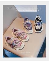 Zapatos deportivos de malla para niños y niñas, zapatillas de correr de Color sólido para estudiantes, resistentes al desgaste, cómodas, novedad de primavera 2024 - details 7
