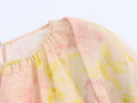OUWU Novedad de Verano Moda Informal para Mujeres Estampado, Cuello Redondo, Manga Larga - details 3
