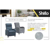 SHIITO SILLÓN SOFÁ COMEDOR SALÓN ESTUDIO BIBLIOTECA BUTACA SILLA RELAX RECLINABLE PUSH BACK respaldo