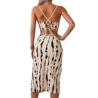 Conjunto de Bikini de tres piezas para mujer, traje de baño con estampado de falda larga y bolsa dura, novedad de 2024 - details 17