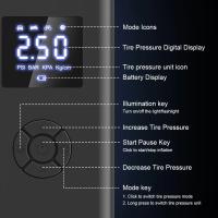 Car Air Compressor 150PSI Electric Air Pump Digital Bicycle Pump Cordless Tire Compressor for Motorcycle Bicycle Auto Tyre Balls - details 13