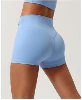 Pantalones cortos deportivos plisados para Yoga, ropa exterior cómoda y transpirable, para correr y Fitness - details 5