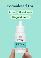 Suero Rael para la cara, tratamiento completo para el acné Miracle Clear: 1,5 % de ácido salicílico, 2 % de niacinamida, 0,5 % de zinc, minimizador de poros, tono de piel uniforme, cuidado de la piel coreano (1 fl oz, 30 ml) - details 2