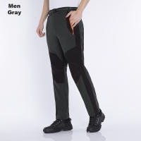 LNGXO Pantalones de Vellón para Invierno Cálido, Impermeable, Suave y a Prueba de Viento para Senderismo, Acampada, Escalada, Esquí Gris - details 15