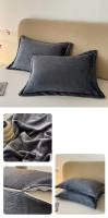 Bonenjoy-funda de almohada de terciopelo, 2 uds., funda de almohada de 48x74cm, funda de almohada suave con cremallera, funda de almohada para decoración de sofá - details 12