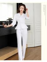 Uniforme de Verano de Manga Corta Traje de Belleza de Salón de Belleza para Mujeres - details 21