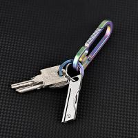 Mini cuchillo plegable TC4 de aleación de titanio Portátil, cuchillo colgante, desembalaje express, cuchillo de bolsillo, herramienta EDC para regalo - details 23