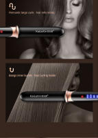 Plancha de pelo profesional 2 en 1, plancha plana para alisadores de cabello húmedos o secos, herramientas de peinado para rizos - details 5