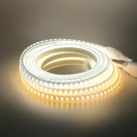 Tira de luces LED con interruptor, 220V, enchufe europeo, 2835, 120LED/m, cinta LED impermeable, 3000K, 4000K, 6000K, lámpara para exteriores - details 7