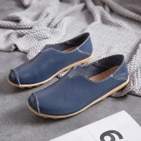 Nuevos zapatos planos informales individuales de talla grande para mujer, mocasines Doudou - details 6