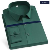 Camisa elástica de manga larga, nuevos productos antiarrugas, blusa vertical masculina, camisa masculina (Regalo 1 pieza) - details 16