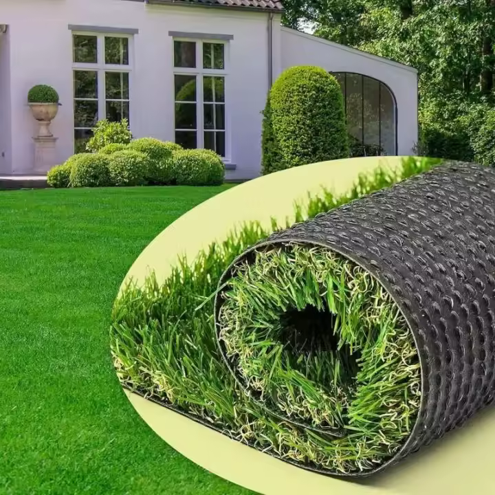 Rollo artificial, alfombra de césped sintético realista para calidez interior y exterior, tamaño personalizado, alfombra de plástico, 1 pieza - 1
