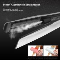 Plancha de pelo a vapor, salón profesional, Nano titanio, cerámica, plancha plana de vapor, planchas alisadoras de pelo para suavidad - details 2