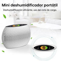 Mini Secador de Aire Inalámbrico Recargable Absorción y Regeneración de Humedad - details 0