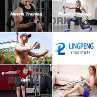 Set De Bandas De Resistencia Para Ejercicio 5 Tubos Con Anclaje En Puerta Manijas Para Piernas Y Tornillos De Tobillo Barril De Fitness - details 6