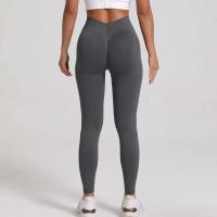Body deportivo con espalda en V para mujer, pantalones de entrenamiento, yoga, PIESS, levantamiento de cadera, silueta elástica - details 24