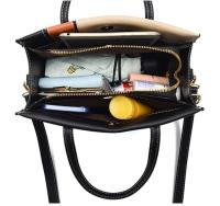 Bolso con asa superior y correa ajustable para mujer, bolso bandolera grande, - details 15