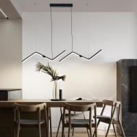 Candelabro moderno minimalista para comedor, cocina, Bar, tienda, led colgante, accesorios de iluminación, AC100-240V - details 4