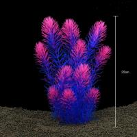 Plantas artificiales de decoración para acuario, hierba de agua subacuática, plantas acuáticas de plástico para decoraciones de acuario y pecera - details 1