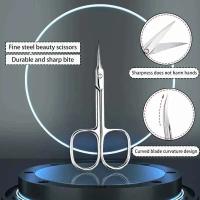 Tijeras ergonómicas para cutículas: profesional de acero inoxidable, cortaúñas hipoalergénico, diseño ambidiestro - details 5