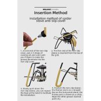 Estufa de araña, estufa de tarjeta plegable de araña negra, vajilla de Camping, utensilios de cocina para acampar, estufa de barbacoa, estufa de Gas - details 10