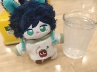 Mini Genshin Impact Venti WenDi Idol, muñeco de algodón de 10cm, muñecos de estrella de peluche, figura de juguete, regalo de cumpleaños - details 4