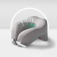 Almohada de espuma viscoelástica en forma de U, soporte cervical puro para dormir en avión, oficina, almohadas para el cuello - details 2