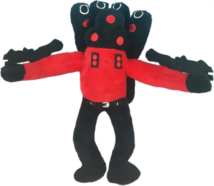Juguete de peluche de Toiletman Titan Speakerman, peluche de TVman Cameraman Boss, regalos coleccionables para fanáticos y niños - 1