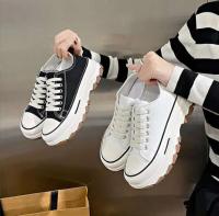 Moda primavera y otoño nuevos zapatos de lona de cintura baja para mujer pareja Casual de moda - details 1