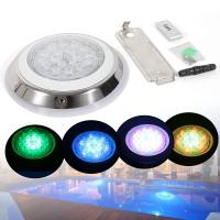 Luz LED subacuática RGB de 12V y 54W para piscina, lámpara de Spa, mando a distancia inoxidable - details 1