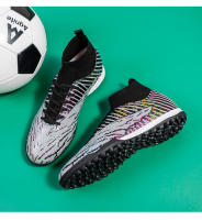 Zapatos de fútbol de alta calidad para hombre, botas de fútbol profesionales FG/TF, tacos antideslizantes ultraligeros para exteriores, zapatillas de tobillo de entrenamiento - details 34
