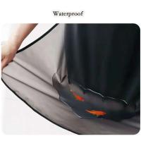 Delantal de trabajo resistente al aceite de PVC para el hogar, impermeable, Negro transparente, delantales de limpieza a prueba de suciedad - details 3