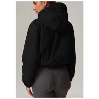 Chaqueta con capucha para mujer Chaqueta de invierno cálida con dobladillo con cordón Chaqueta de invierno impermeable y aislante - details 4