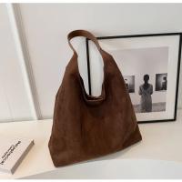 Bolso de hombro de gamuza de gran capacidad para mujer, bolso de viaje informal Simple, bolsos Retro, Otoño e Invierno - details 32