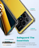 Funda de Silicona Suave Transparente Ultra Delgada para Xiaomi POCO X6 X5 X4 X3 M6 M4 M3 F5 F4 Pro 4G 5G GT Ultra A Prueba de Golpes - details 1