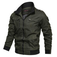 Chaqueta Bomber de Moda para Hombres Primavera Otoño 2025 Ajuste Delgado Material de Algodón - details 5
