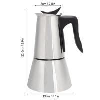 Cafetera eléctrica de acero inoxidable con enchufe europeo, máquina de Espresso con 6 tazas, percolador, cafetera clásica - details 6
