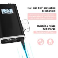 Taladro de Uñas Recargable Profesional 30000 RPM Herramienta Eléctrica Portátil para Manicura - details 3