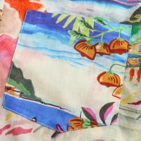 BUNO-novedad de verano, producto, camisa de manga corta estampada a la moda para mujer, conjunto informal de media falda por debajo de la rodilla de cintura alta - details 8