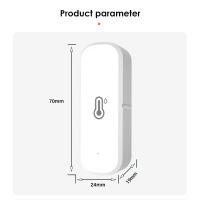 Sensor Inteligente De Temperatura Y Humedad ZigBee/WiFi Tuya Batería Alimentada Trabaja Con Alexa Google Home Seguridad Doméstica - details 12