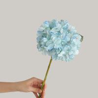 Ramo de hortensias de tela de seda DIY, paquete de flores artificiales Retro Vintage, decoración de boda de flores falsas - details 23